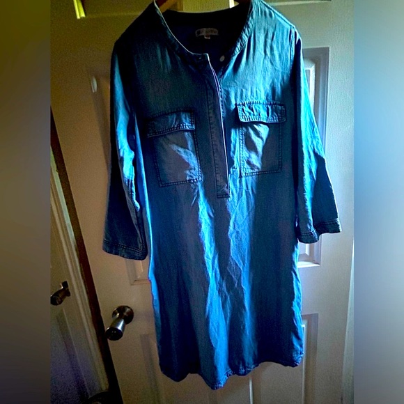 de Collection Jean Shirt Dress - Picture 3 of 6
